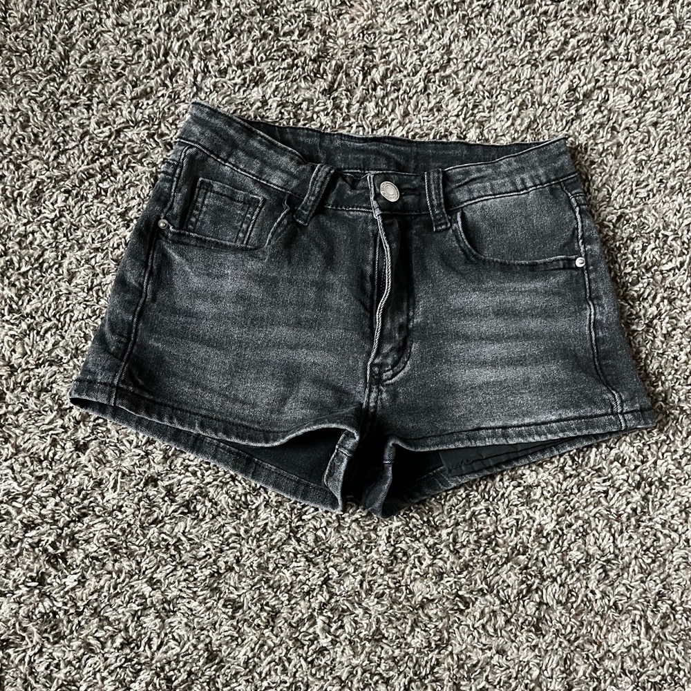 Women's Black mini shorts